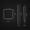 AABKW1 8Pcs Car Door Handle Sticker Transparent Anti-scratch Protective Strip For Porsche Panamera Macan Boxster Cayman Cayenne 911 718