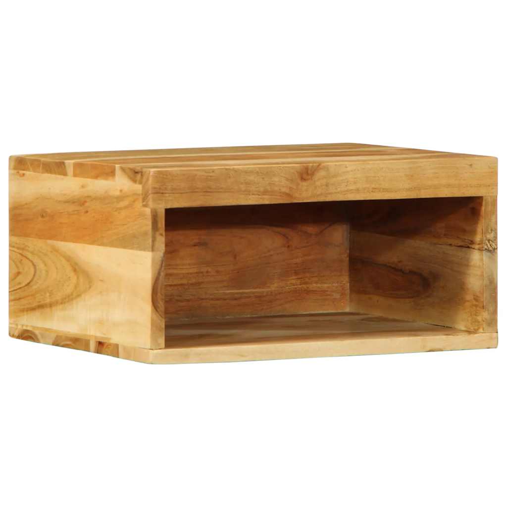 TV Wall Cabinets 2 pcs Solid Acacia Wood
