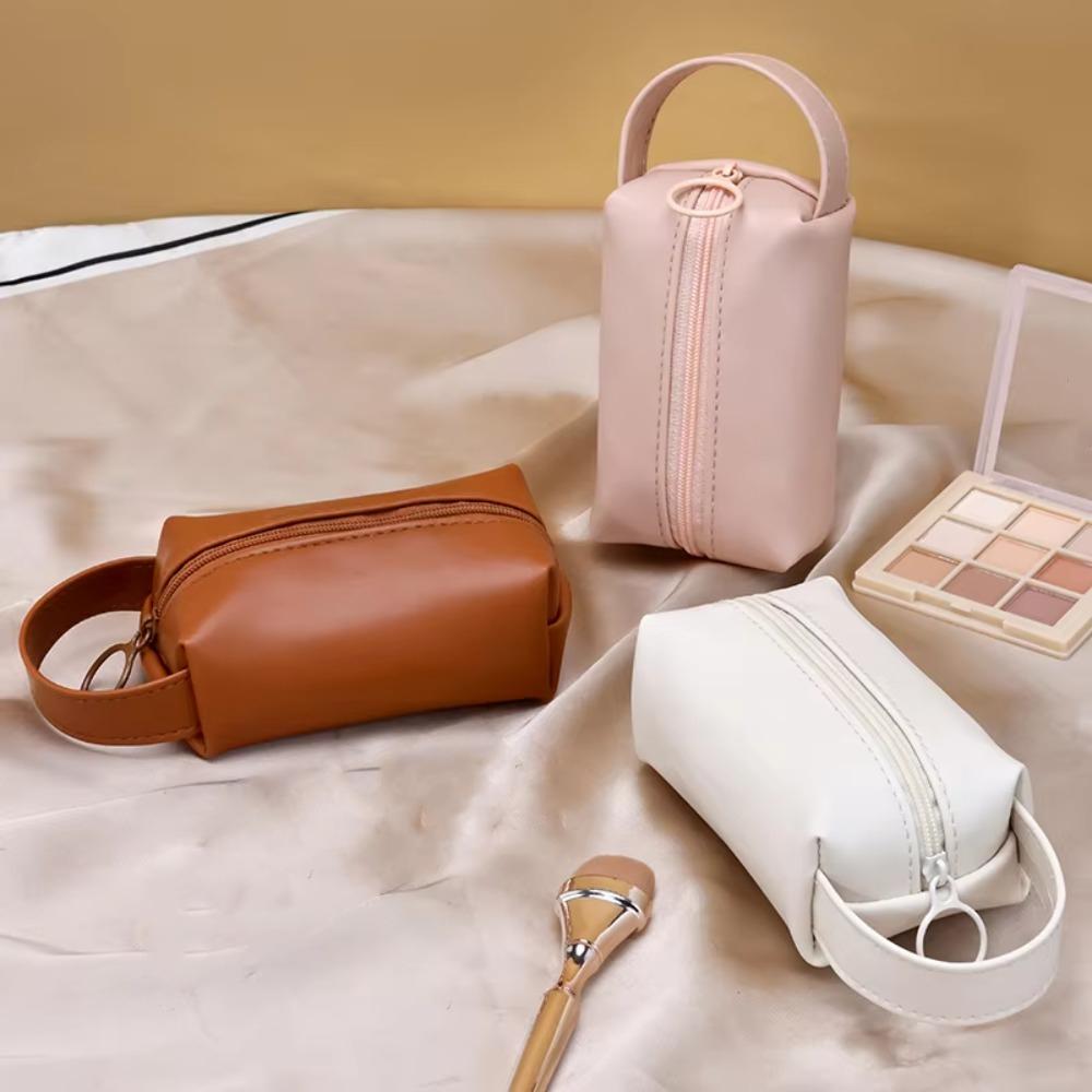 Водонепроницаемая мини-сумка для макияжа из искусственной кожи, косметичка, переносная сумка для туалетных принадлежностей на открытом воздухе