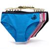 Plus Size Women Underwear Cotton Mid-Waist Sexy Floral Ladies Bikini Panties Briefs for Women 6 Pcs