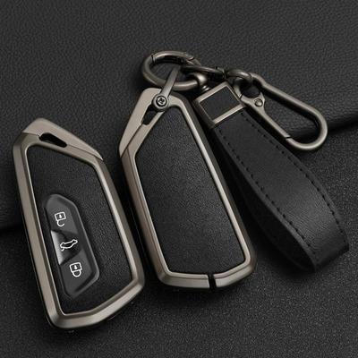 Чехол-накладка из сплава для ключа автомобиля для VW Volkswagen Golf 8 MK8 ID.3 ID.4 Cupra Skoda Octavia A8 SEAT Leon MK4 2020 2021 Formentor Tarraco
