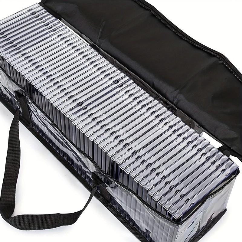 DVD Organizer Bag Non Woven Fabric Material Large Capacity Comic Book Storage for Bedroom Living Room Gift Use