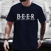 T-shirts for Men Fashion Beer Graphic Y2k Clothing International Beer Day Tops Friends Drinking Party Tops Oversized Streetwear