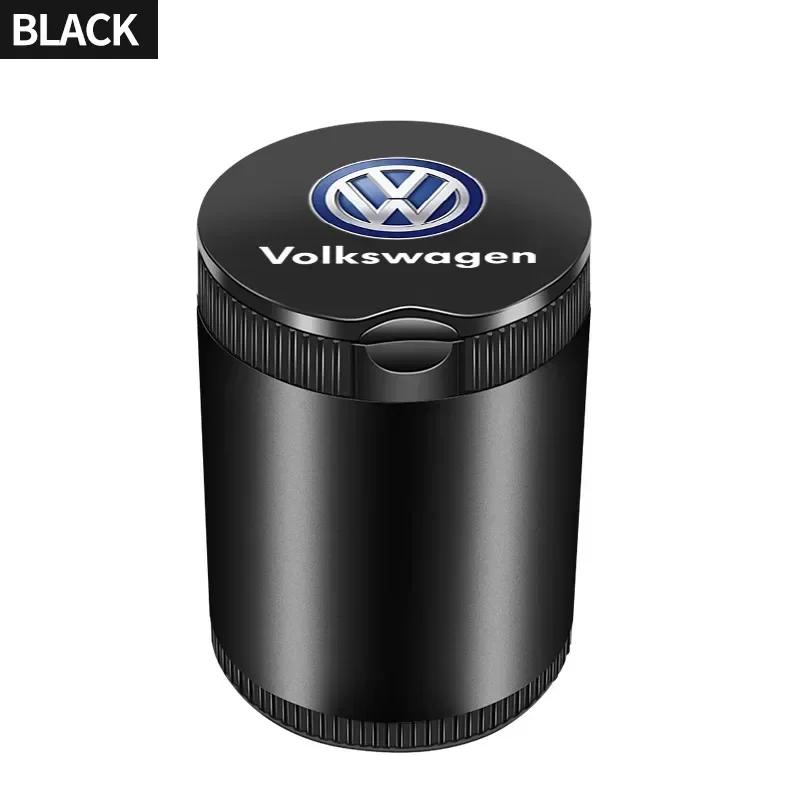 Car For Volkswagen VW Fashion Car Portable Car Ashtray LED Light Version For Volkswagen Tharu R Polo T5 GTI Tiguan Passat R-Lin
