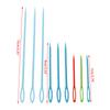 Plastic Sewing Needles Set of 9 Different Size Weaving Needles Embroidery Needle for Kids Adults DIY Winter Clothes