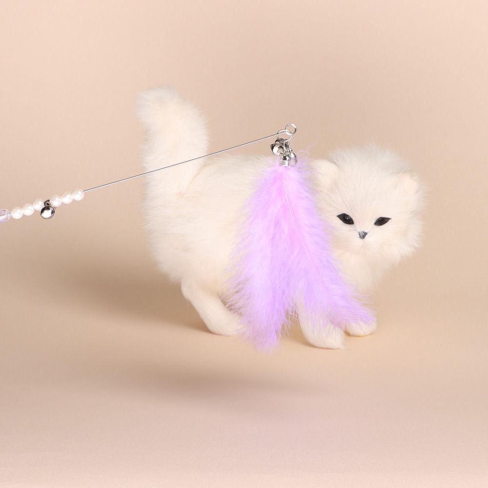 1PCS Hairball Feather Resistant Toy Cat Products Pet Toy Cat Toys Cat Supplies