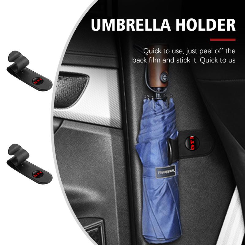 Multifunction Auto Umbrella Hook Holder Hanger Seat Umbrella For Volkswagen VW Jetta Golf4 5 6 Beetle CC B5 B6 B7 EOS GTI MK2 zo7