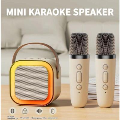 Bluetooth Микрофон Домашний RGB Свет Портативная KTV Караоке Машина Беспроводной Мини Караоке Динамик С Караоке