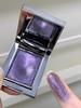 Smoky Sparkling Diamond Effect! Single-Color Crystal Eyeshadow Palette in Purple, Green, and Blue with Multi-Use Iridescent Paste, 2025 New Model