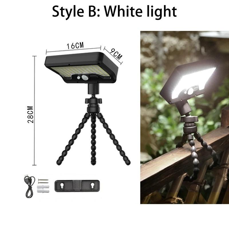 Solar Motion Sensor Lights Outdoor Pathway Lights Garden Light Adjustable Angle Rechargeable for Walkway Driveway Sidewalk Patio
