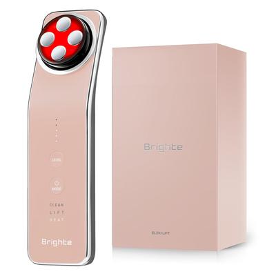 Brighte ELEKI LIFT РОЗОВЫЙ (лицевой прибор/EMS/уход за лицом/лифтинг/салонного качества/антивозрастной/уход за сухими мелкими морщинами/Сасаки Нодзоми)