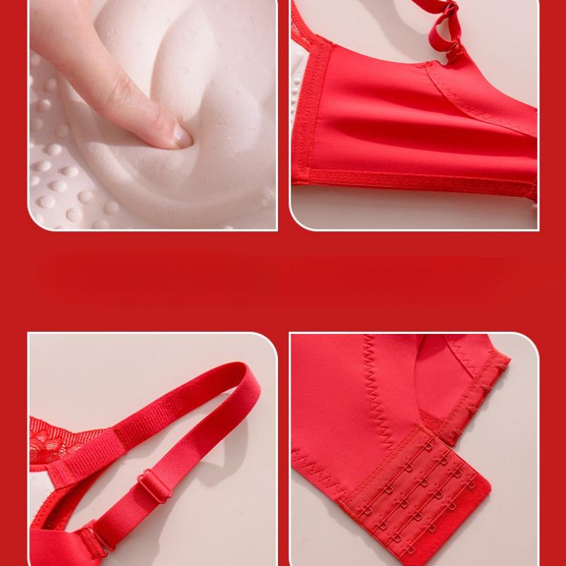 Новый кружевной латексный бюстгальтер для девочек, одежда со сборками по бокам груди, регулируемый бюстгальтер со сборками из нестального кольца