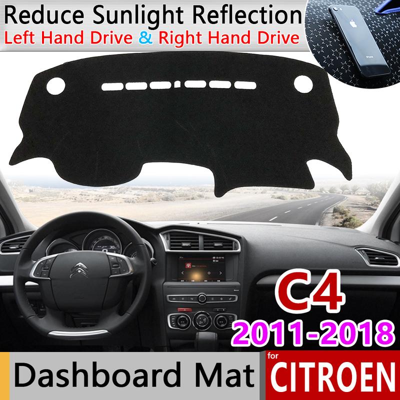 for Citroen C4 Lounge MK2 2011 2012 2013 2014 2015 2016 2017 2018 Mat Dashboard Cover Pad Sunshade Dashmat Accessories Coupe