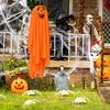 LED Halloween Hanging Ghost Decoration Horror Light-up Flying Cloth Ghost for Outdoor Porch Tree Patio Yard Front Door Decor