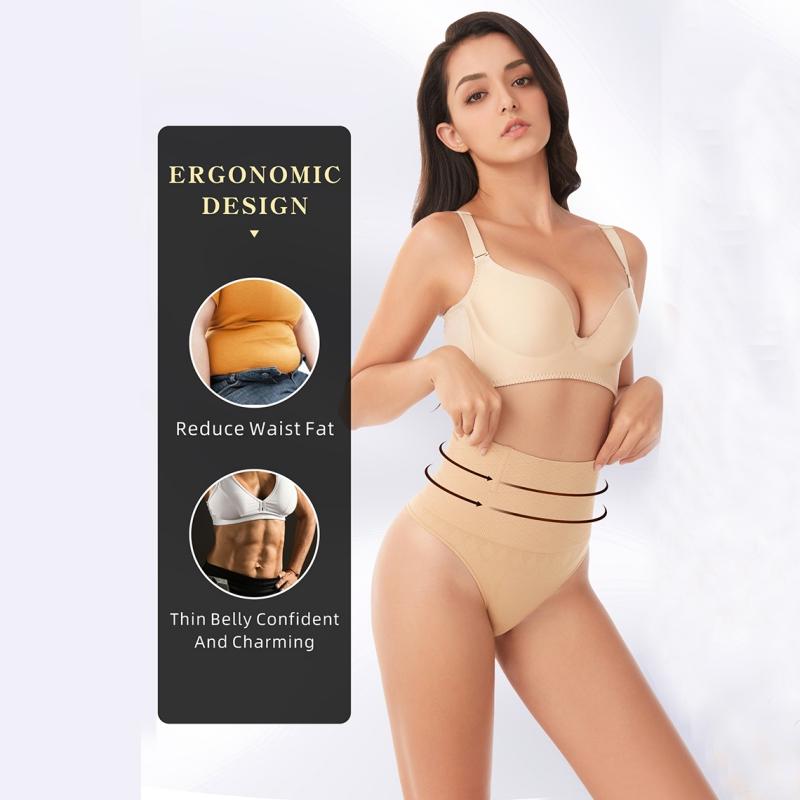 Женские утягивающие трусики с высокой талией, утягивающие талию, утягивающие стринги, сексуальное корректирующее белье для увеличения бедер