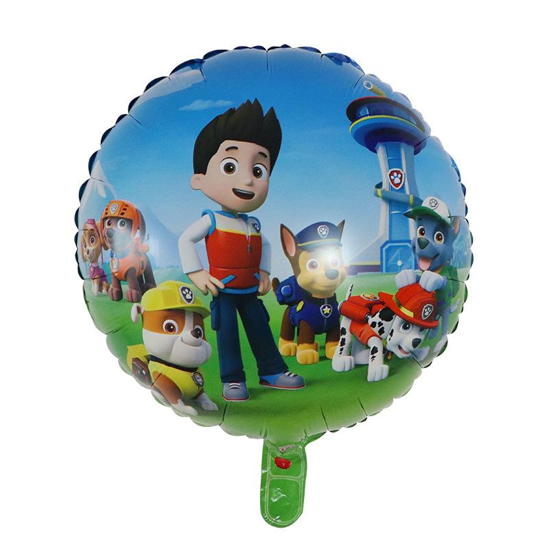 Щенячий Патруль Лапа Собаки Милый Мультяшный Алюминиевая Фольга Латексные Шары Декор для Вечеринки Дети Классические Игрушки Гелий Воздух Надувные Шары Принадлежности