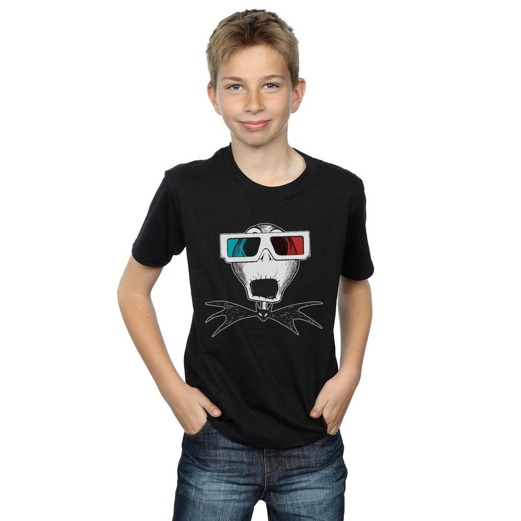 Disney Boys Nightmare Before Christmas Jack Skellington 3D Glasses T-Shirt