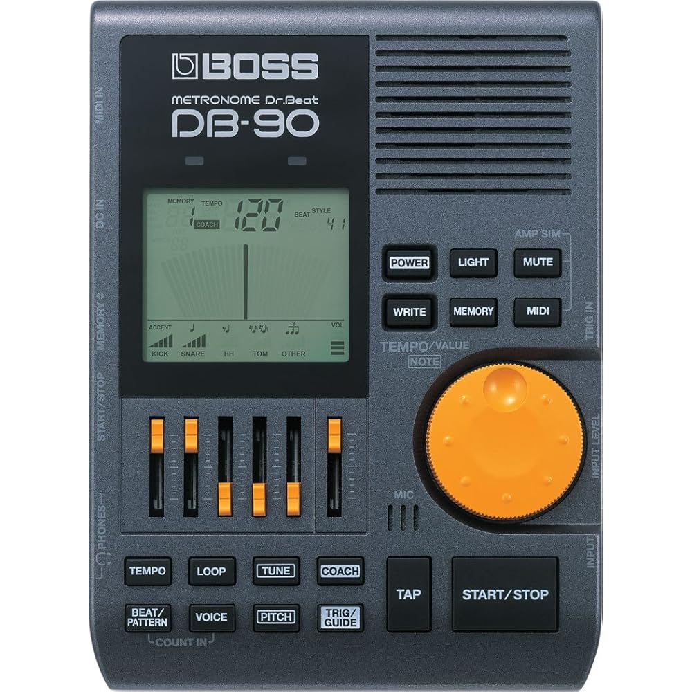 BOSS Boss Metronome Dr. Beat DB-90 with Rhythm Training Function for Drum/Instrument Practice/Liv...