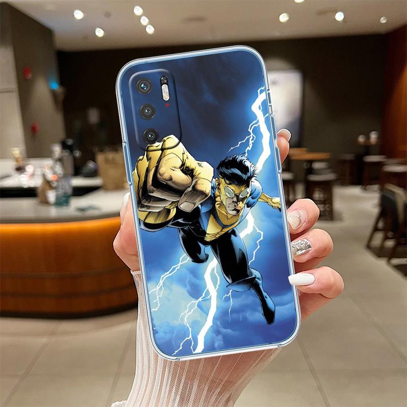 UP35 I-Invincibles Transparent Phone Case for Motorola Moto G40 G04 G05 One Ace Action Fusion + Plus Hyper Macro Vision Zoom
