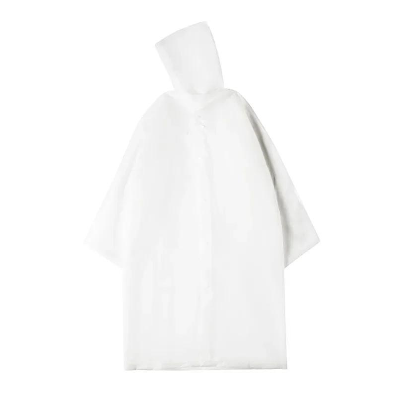 Boys and Girls Childrens Waterproof Raincoat Non-disposable Convenient EVA Transparent Outdoor Raincoat with Hood for Children