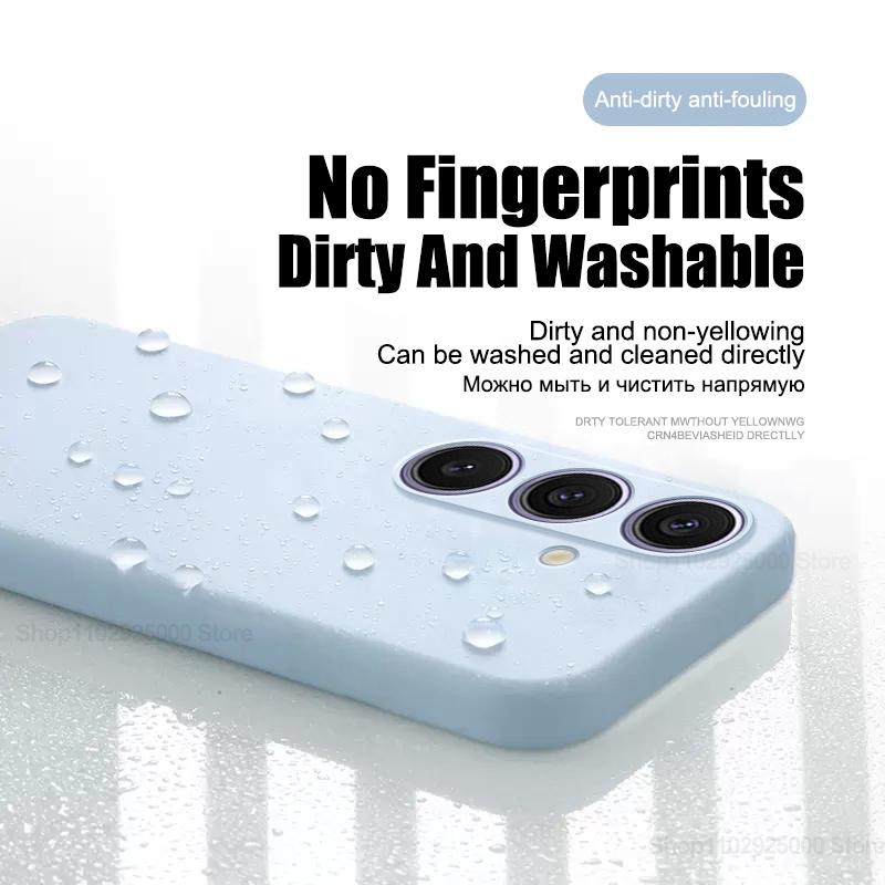 For S24 S23 Ultra Case Liquid Silicone Soft Back Cover Phone Cases For Samsung Galaxy S24 S 24 S23 S22 Ultra Plus S24Plus S24Ultra