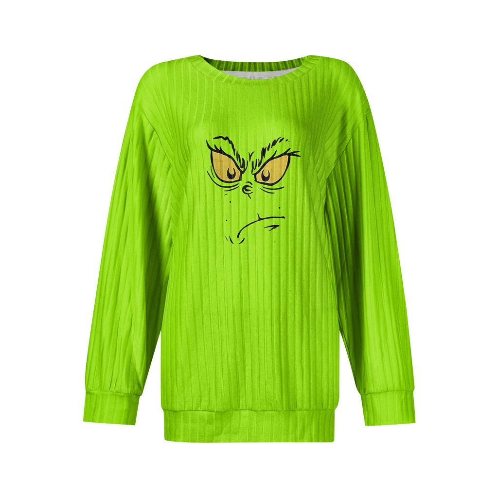 Женский принт Легкий Топ с круглым вырезом из матового хлопка