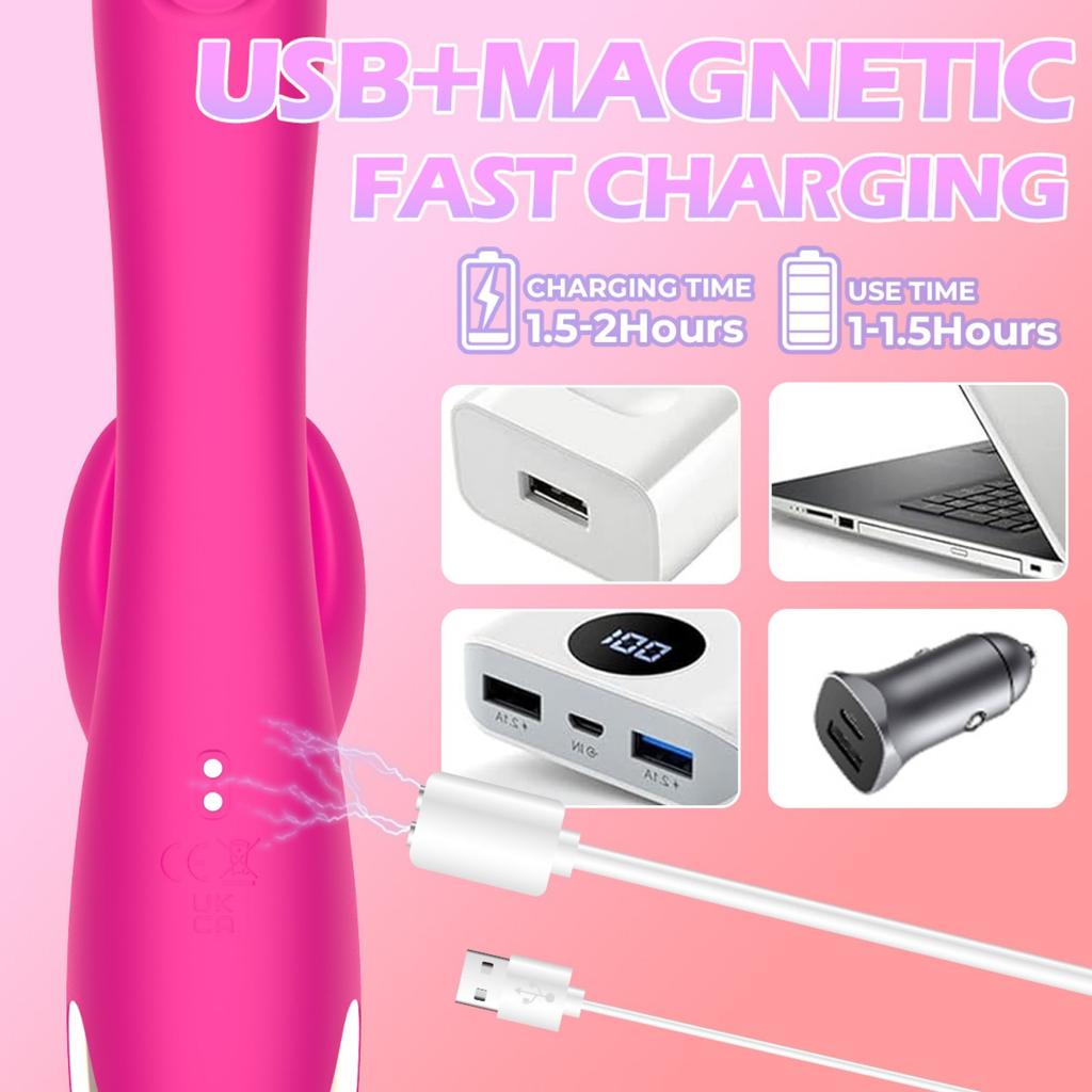 Игрушки 3 в 1 для взрослых Двойной пульсирующий бандаж 7 частот 3 электрических режима G-точечный вибратор Клиторальный стимулятор Женская эротическая продукция Секс-игрушки