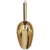 Ice Scooper Stainless Steel U Shaped Sturdy Food Grade Ice Bucket Scoop for Home Hotel Restaurant Gold
