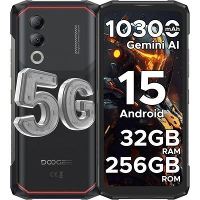 Защищенный смартфон 5G DOOGEE BLADE 20 Turbo 32 ГБ + 256 ГБ / TF 2 ТБ 6,6" 10300 мАч Портативный телефон Неубиваемый 50 МП ИИ Две SIM-карты / NFC Черный