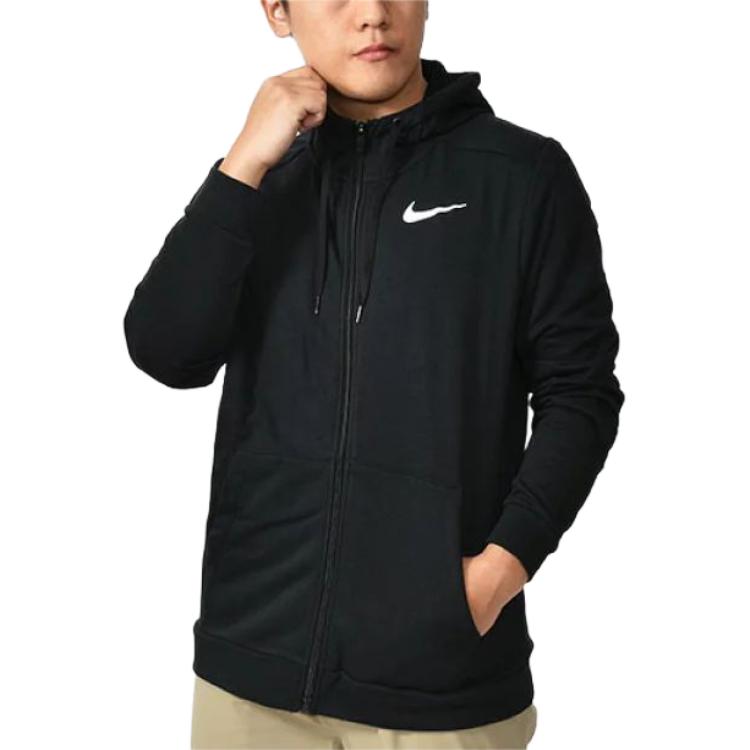 Nike Куртки Dri Fit Мужские Черные С Капюшоном Умеренные Другие CZ6377-010