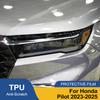 Защитная пленка TPU PPF для фар автомобиля Honda Pilot 2026-2026 Дымчато-черная, предварительно вырезанная, устойчивая к царапинам, высокоглянцевая виниловая пленка для обтяжки
