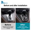 Наклейка из настоящей углеродной фибры для Honda CRV CR-V 2007 2008 2009 2010 2011 Панель крышки центральной консоли и рычага переключения передач Аксессуары LHD RHD