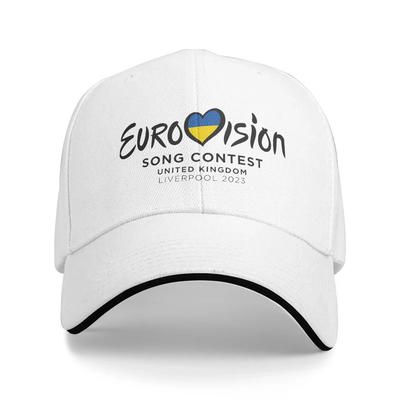 Кепка-бейсболка с логотипом Евровидения 2023, для активного отдыха, защита от солнца, кепка тракер, женская, мужская, y2k, милая, снэпбэк