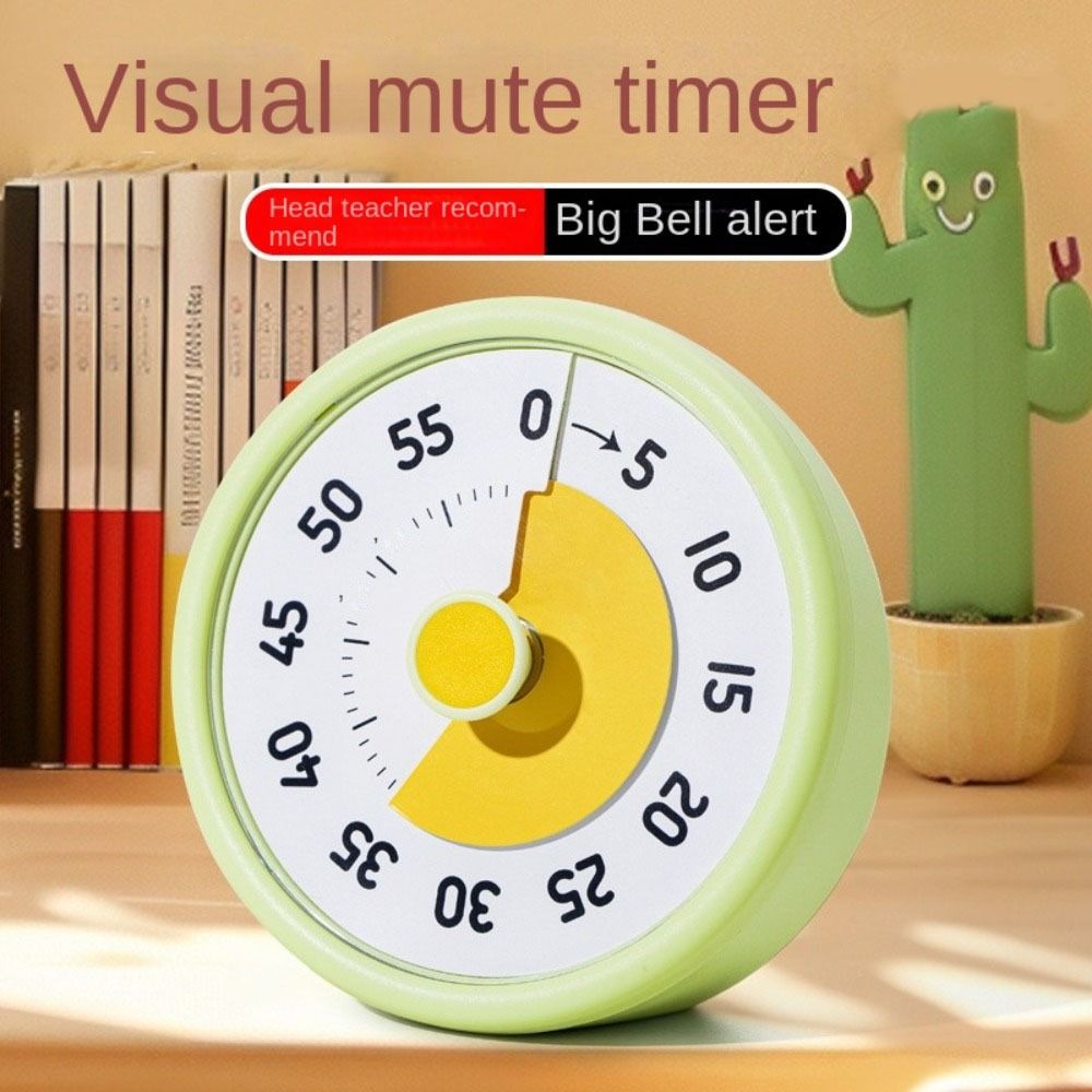 Silent Visual Timer Time Manager Countdown Timer Cute Kitchen Timer Reminder Reading Room