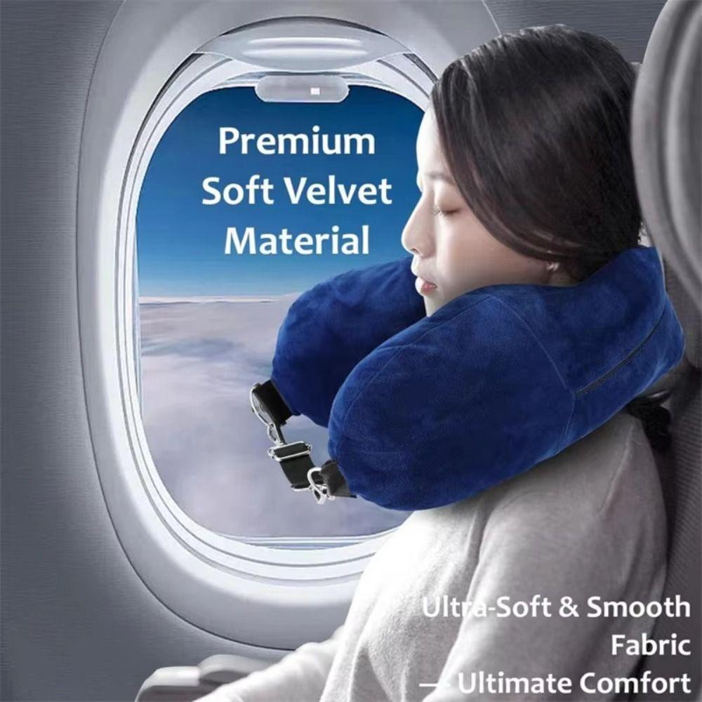 Space-saving Fillable Neck Pillow Stuff With Clothes Stuffable Pillowcase Train Travel