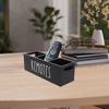 with Handle Remote Control Storage Rack Solid Wood Pencils Holder Tray Desktop Storage Box  Bedroom