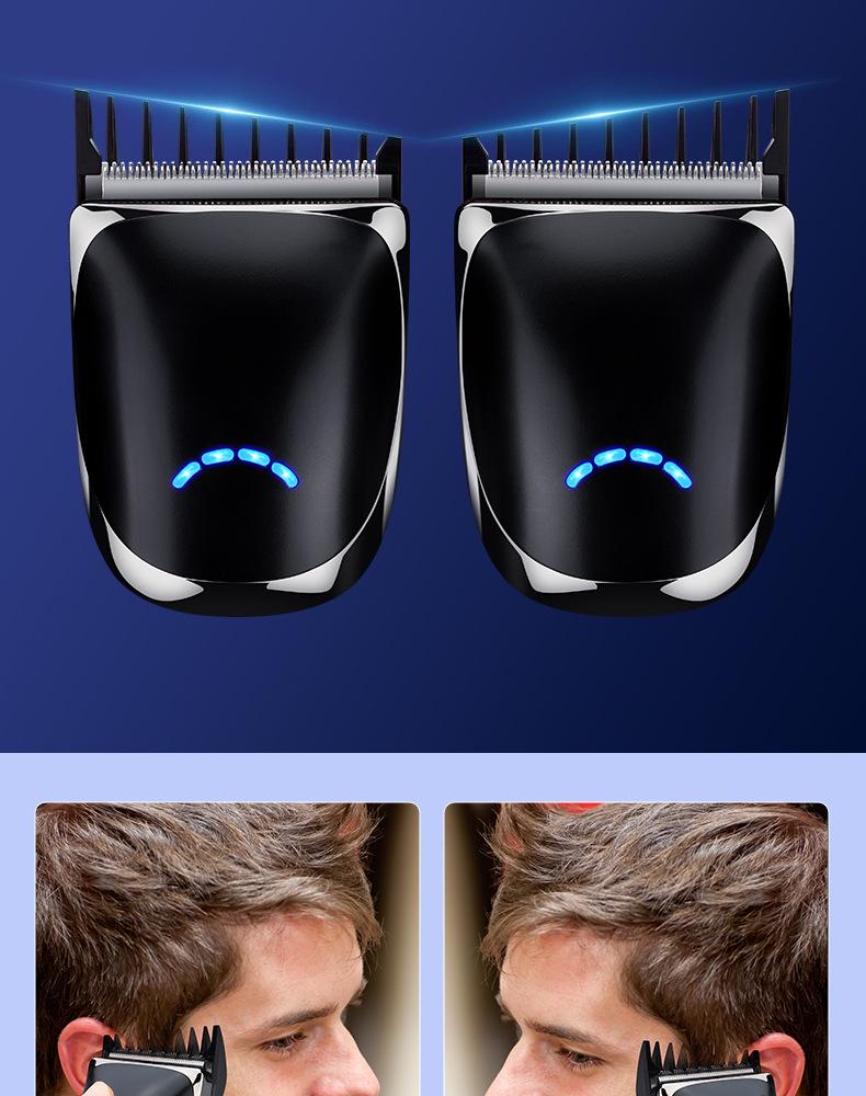 Электрическая машинка для стрижки волос с аккумулятором для мужчин, нулевым лезвием и функцией карвинга