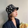 Spring Summer Portable Daisies Foldable Bucket Hat Sun Hat Beach Cap Fisherman Cap