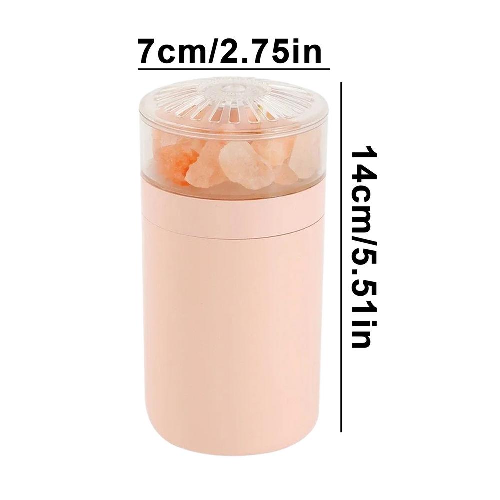 Salt Stone Humidifier | Car Aromatherapy Humidifier | USB Plug-in Automobile Fragrance Diffuser Silent Mist Humidifier Bedroom