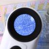 40X Hand-held Magnifier Reduce Eye Fatigue Compact Jewelry Appraisal Reading Magnifier for Exploration