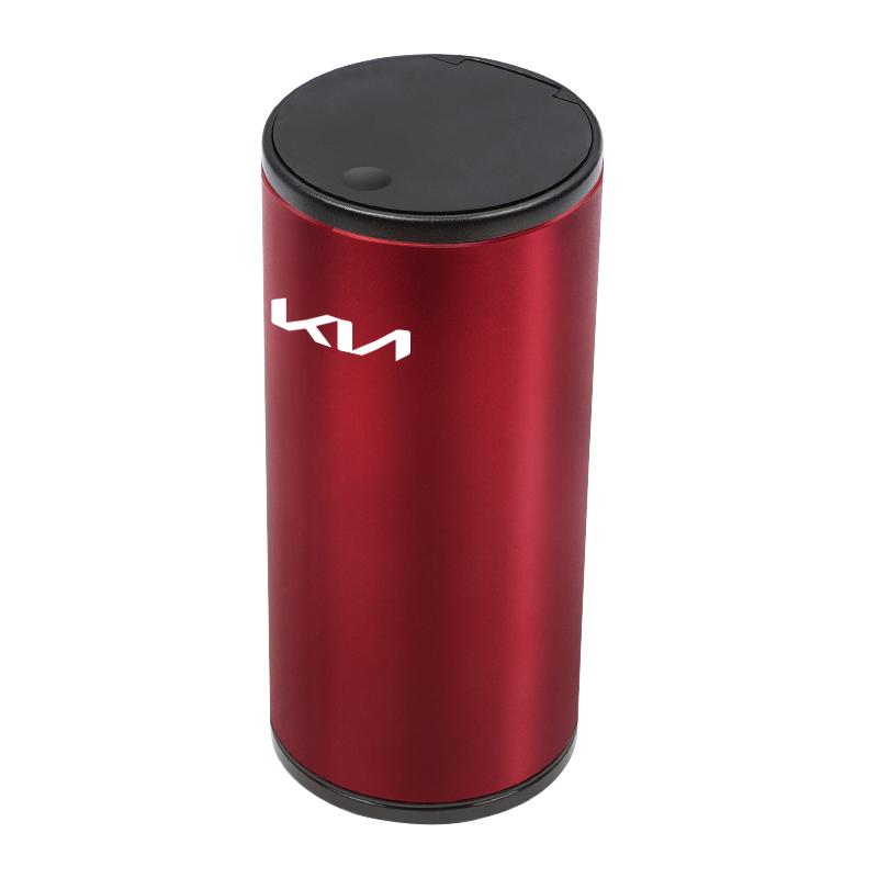 LRVA9 Car Trash Bin Ashtray Mini Auto Dust Organizer Rubbish Bag Garbage Can Container Storage Box For Kia Sportage Ceed Niro K7 K5 K8