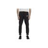 Adidas Originals Solid Color Drawstring Cuffed Fleece Sports Pants Men Pants Black DH4936