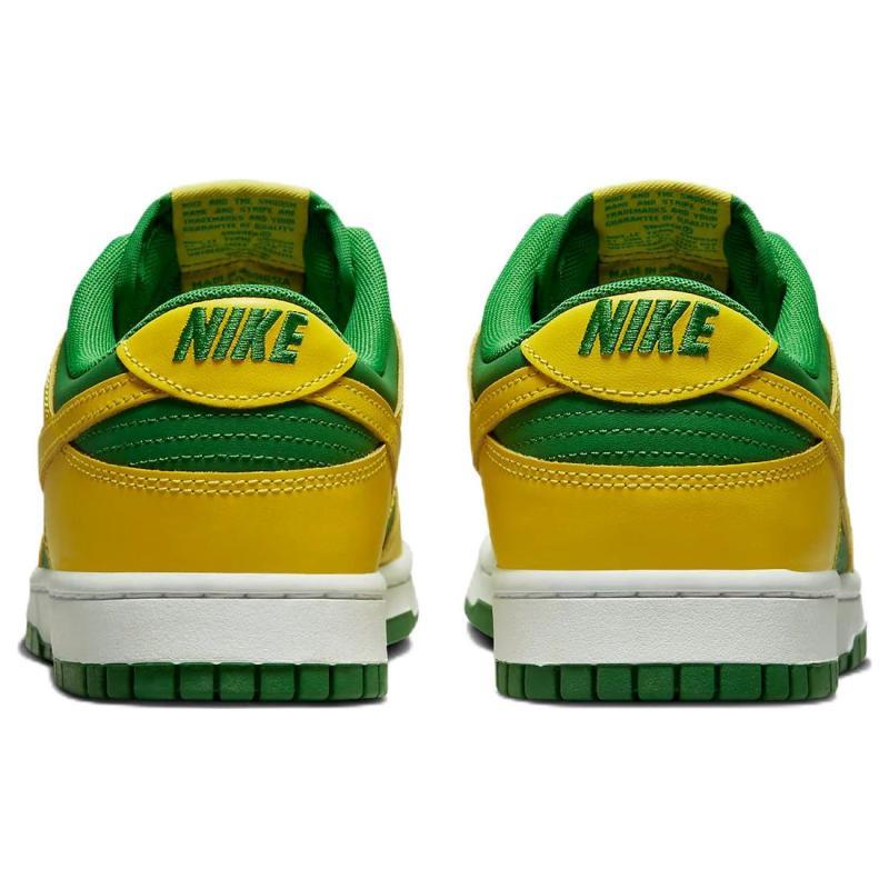 Nike Dunk Low Retro Reverse Brazil Skate Shoes Sneakers DV0833-300