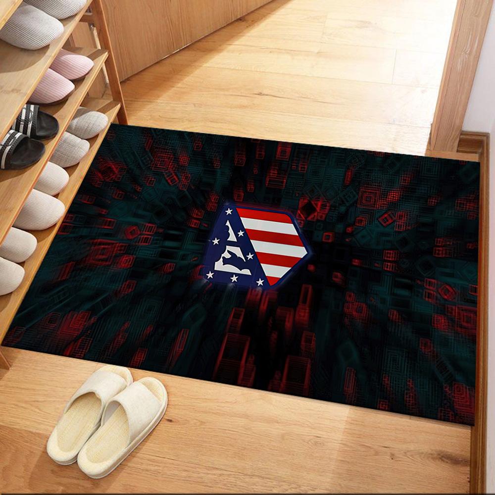 Atletico Madrid Floor Mat Suitable For Foyer Decorate Room Dining Room Hallway Antislip Rug Office Home Decor Gift For Festivals