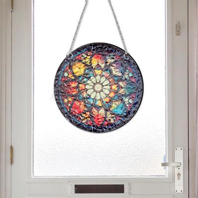 Красочный акриловый орнамент для подвешивания на витражах в спальне