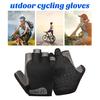 1 пара спортивных велосипедных перчаток с мягкой подкладкой, с полупальцами