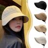 Waffle Sun Hat Foldable Peaked Cap Casual Fisherman Cap  Summer