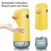 220 мл Диспенсер для мыла Мультяшный дизайн утки Заправляемый Работающий от батареек Регулируемый Хранение АБС Автоматический