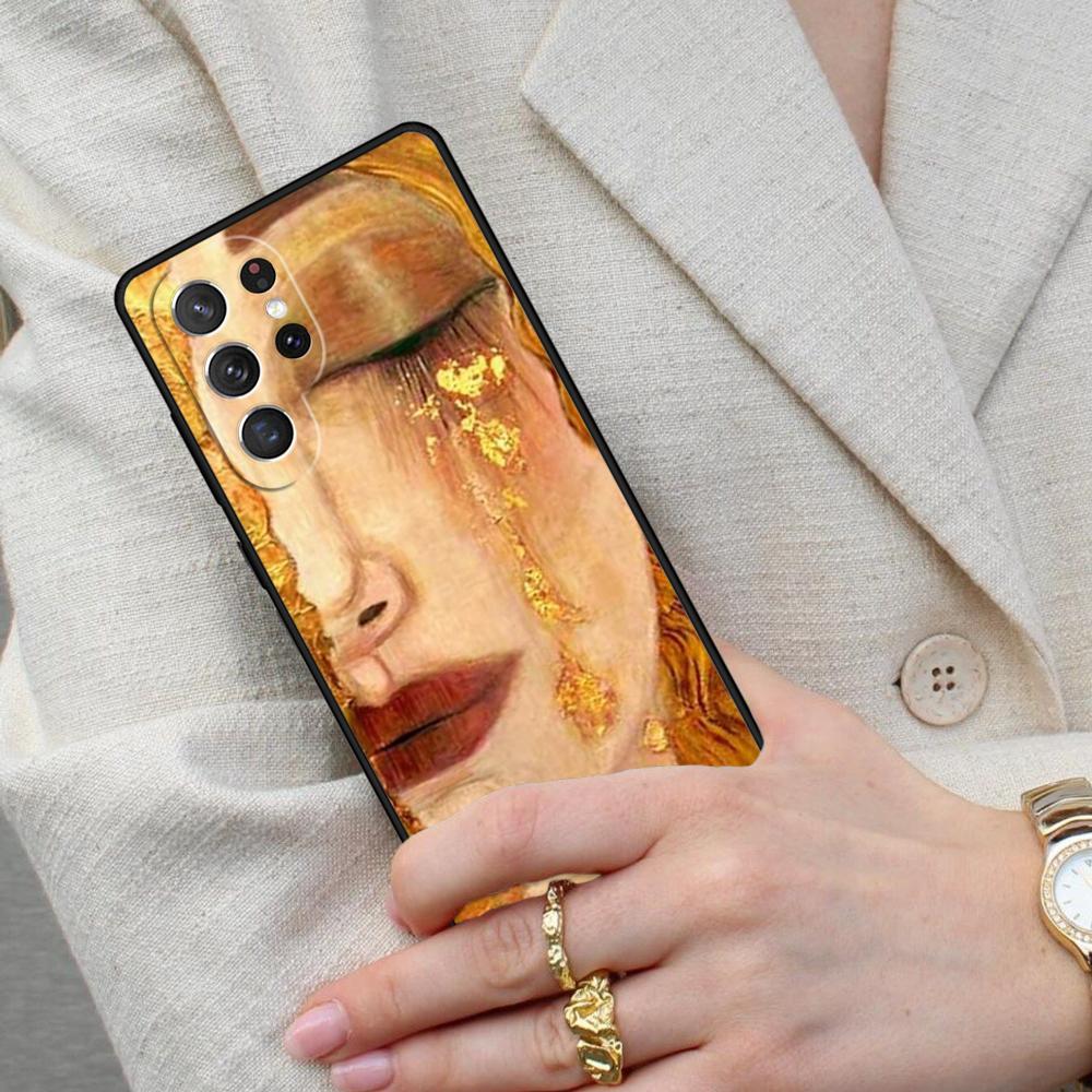Gustav Klimt Cell Phone Case for Samsung Galaxy S26 Ultra S25 S24 S23 S22 S21 S20 Note10 Cover