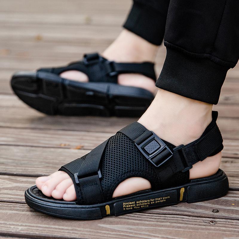 Outdoor Breathable Comfort Slip On Plus Size Open Shoes Casual Men Sandals Summer Shoes Sandal Mens PVC Sandalias
